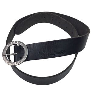 American Eagle Outfitters Gems Leather Belt Womens Medium Black